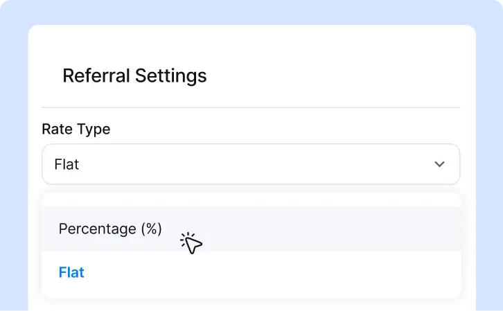 Referral Rate Type
