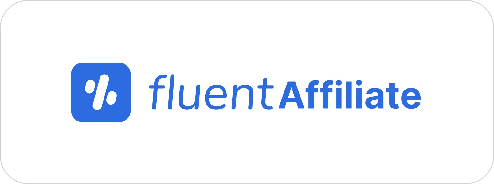 FluentAffiliate logo Blue