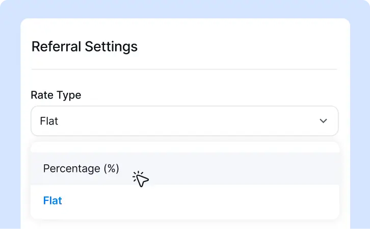 Referral Rate Type