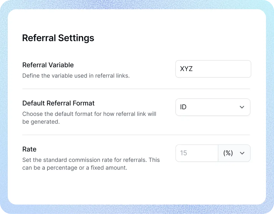 custom referral management