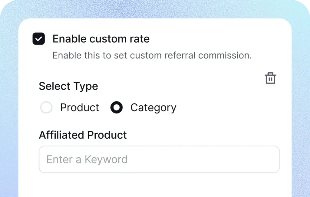 Set category-Specific Commission for your FluentCart store with FluentAffiliate