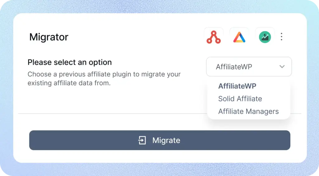 FluentAffiliate migrator
