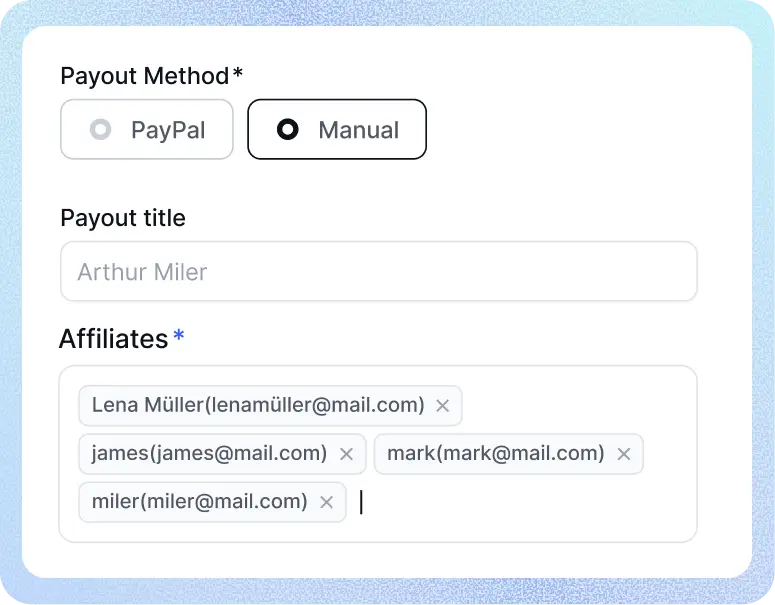 effortless payouts