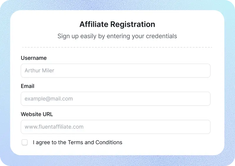 recruit affiliates