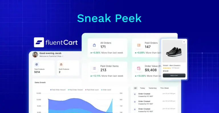 FluentCart Sneak Peek