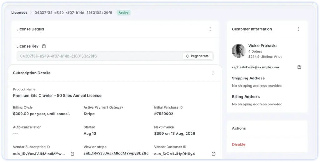 FluentCart Licensing & Subscriptions Management