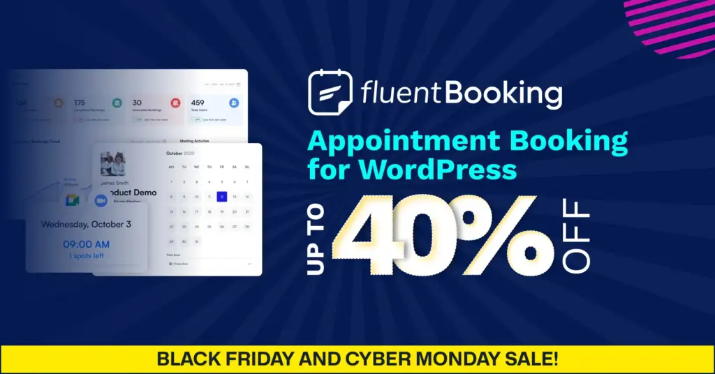 fluentbooking BFCM deal