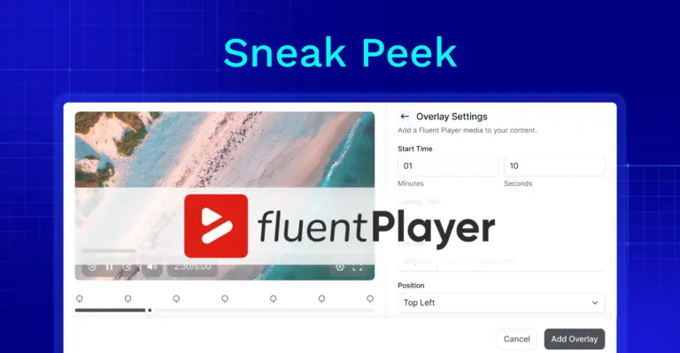 FluentPlayer: The best video player for WordPress
