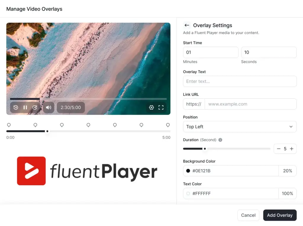 FluentPlayer Interactive Layers
