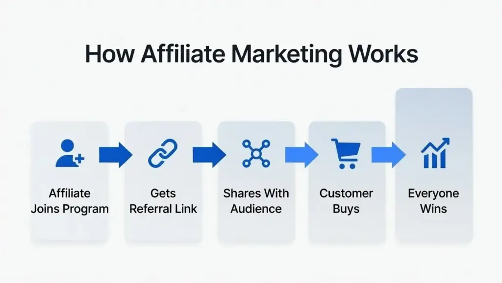 how affiliate marketing works