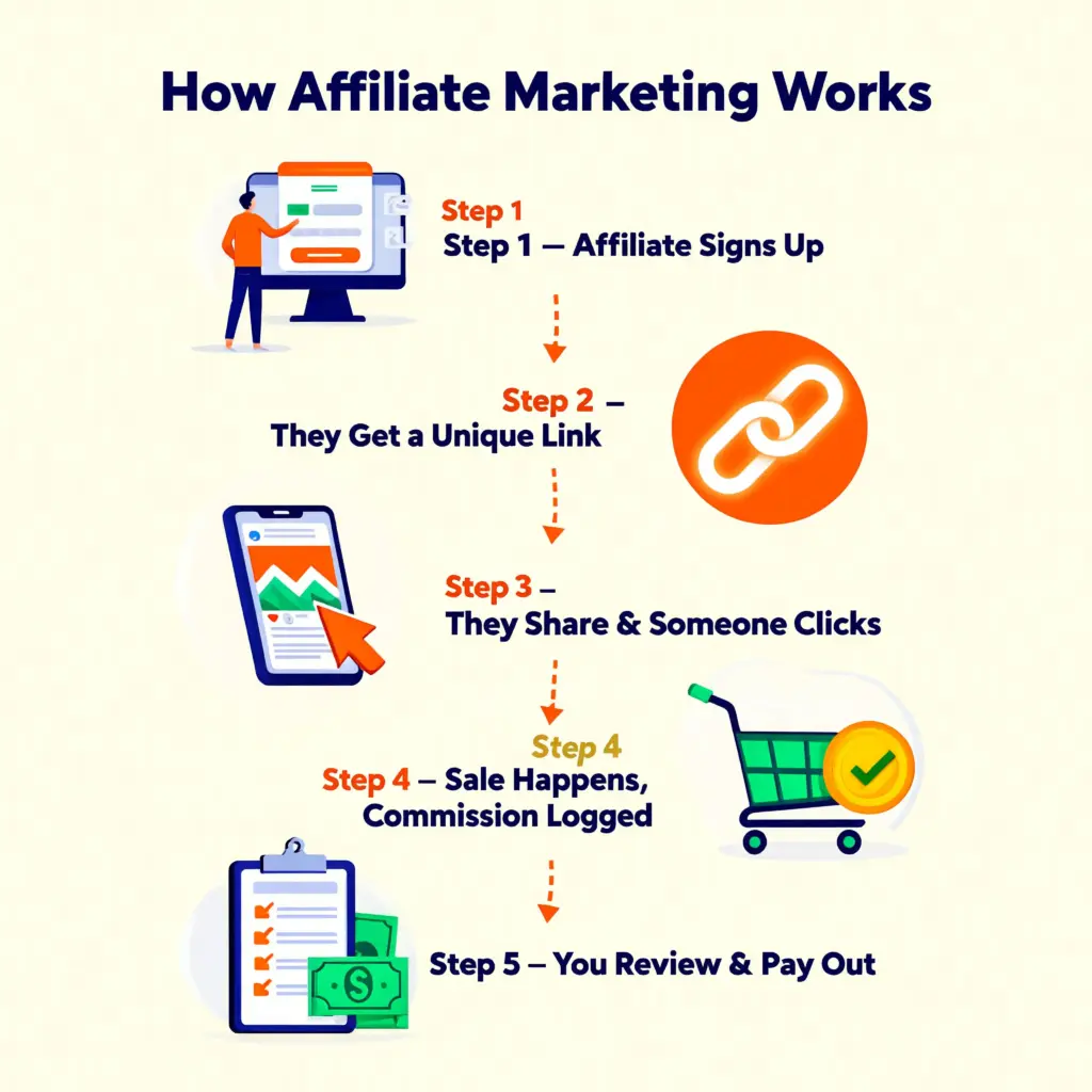 how affiliate marketing works