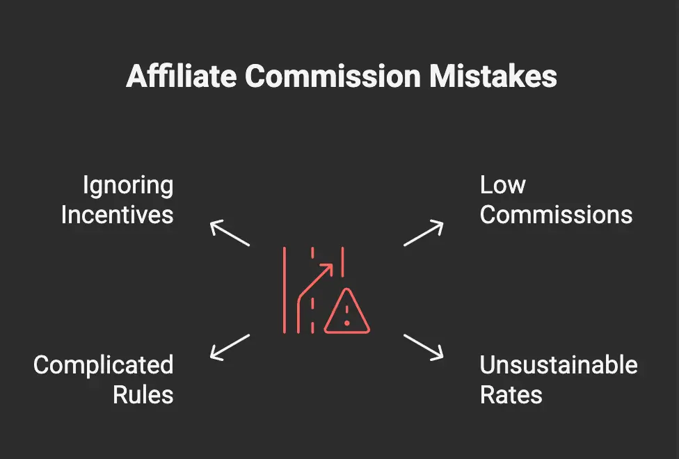 Common Mistakes When Setting Affiliate Commission Structures