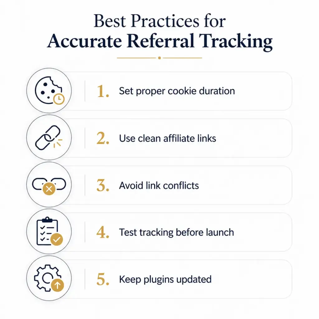 best practices for accurate referral tracking