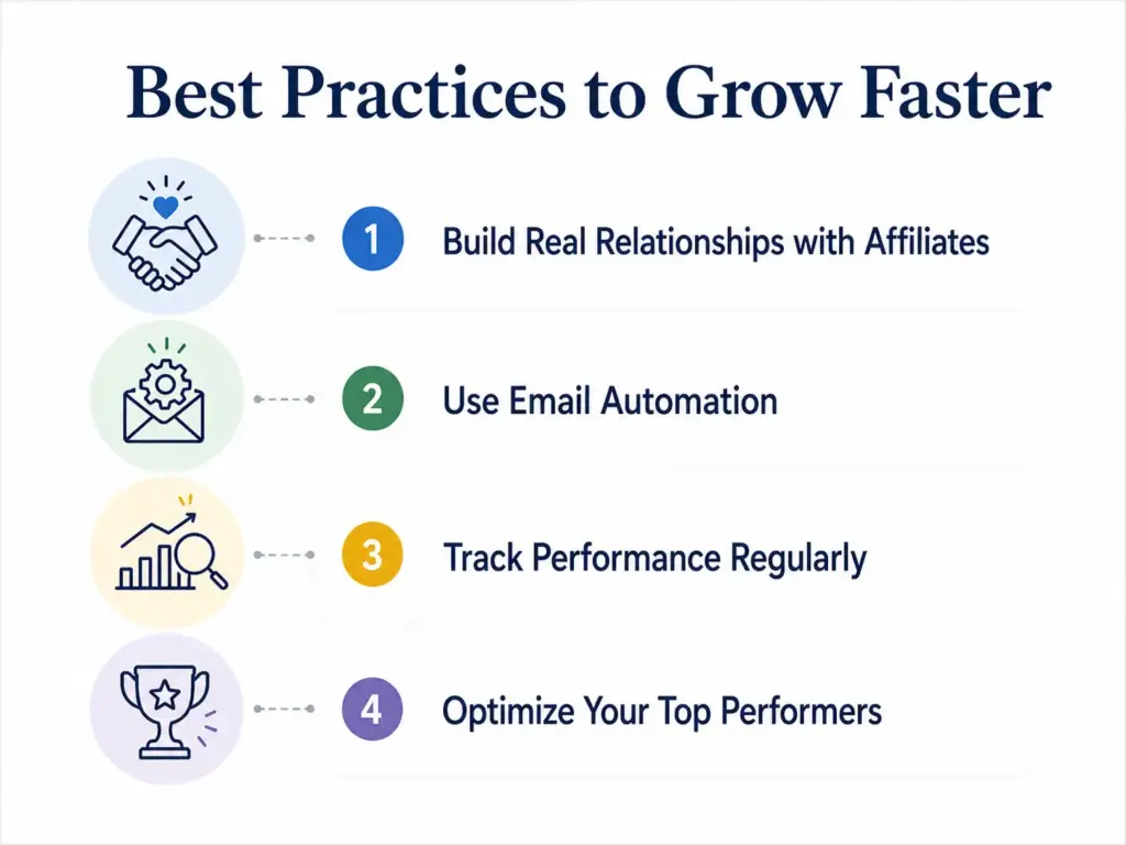 best practices to grow your affiliate program faster