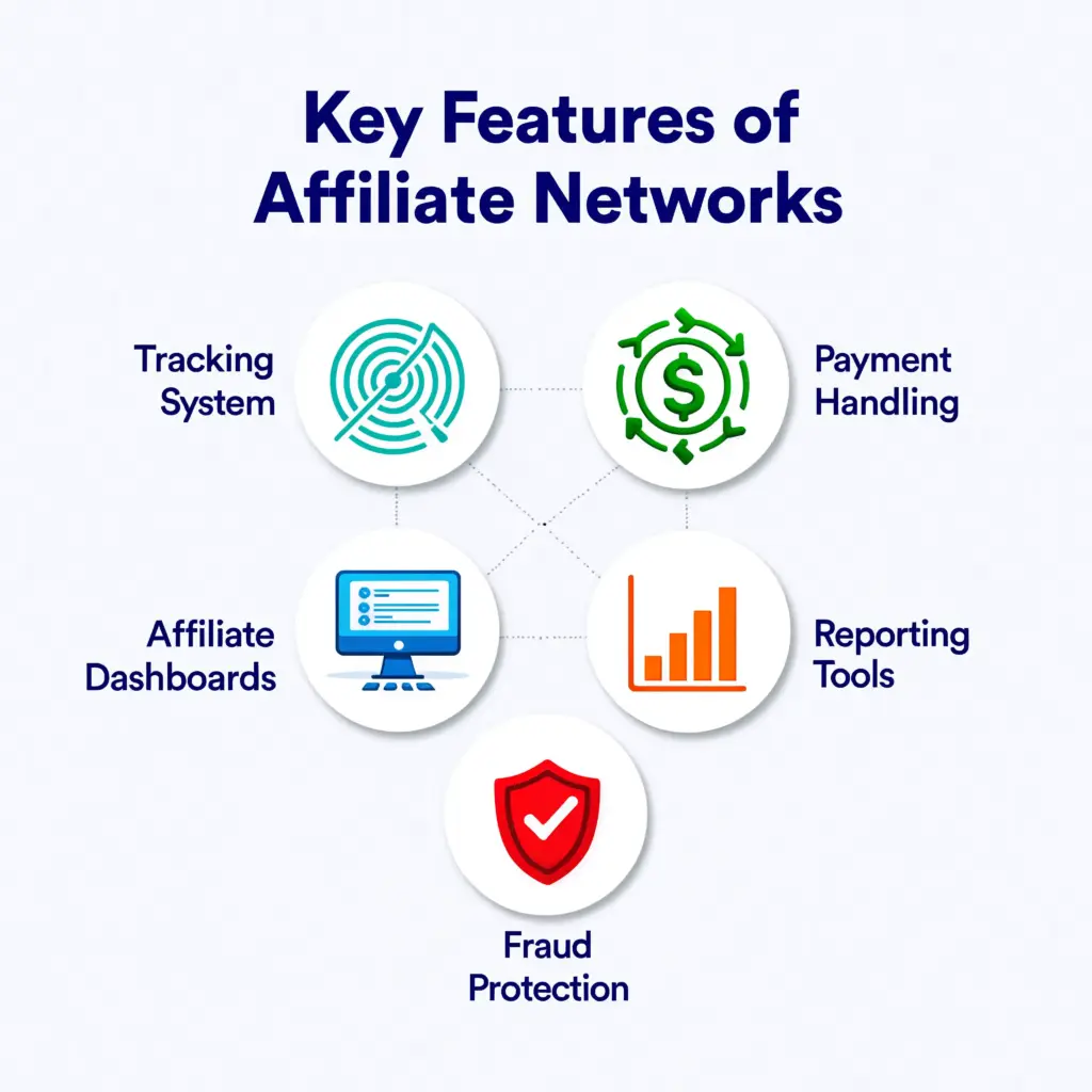 key features of affiliate networks
