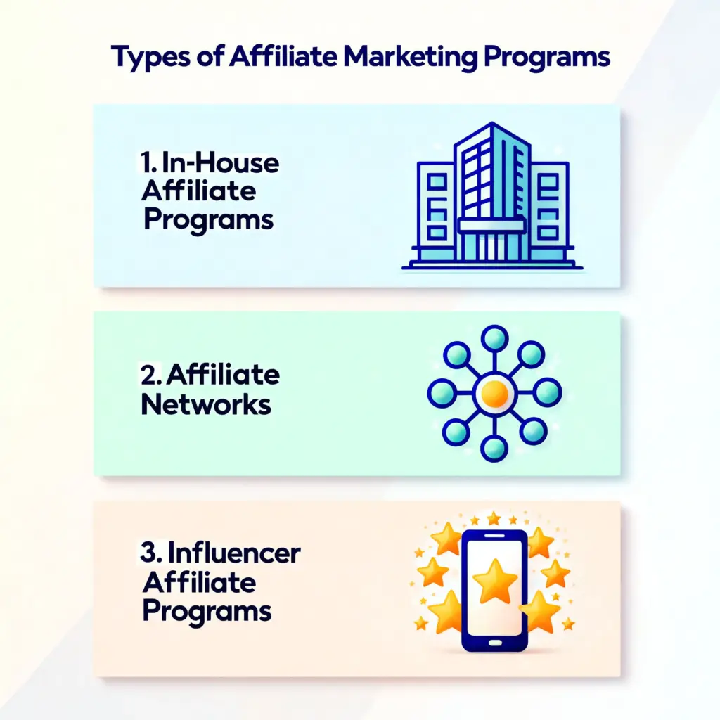 types of affiliate program for small businesses