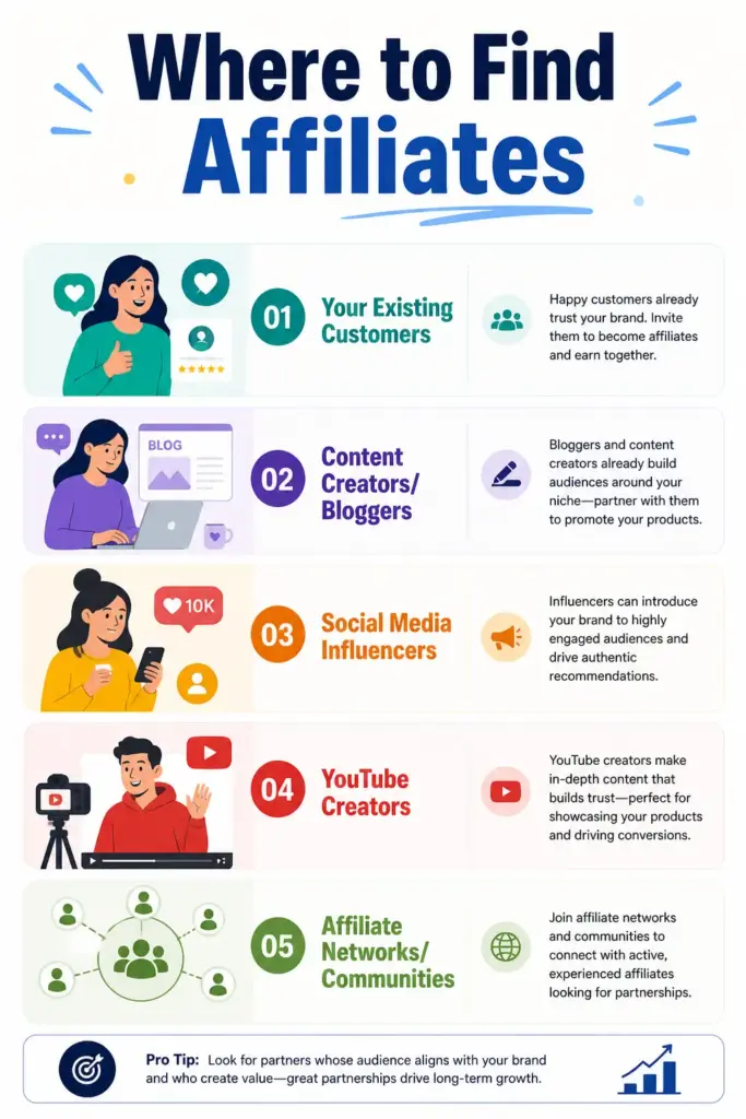 where to find affiliates effortlessly