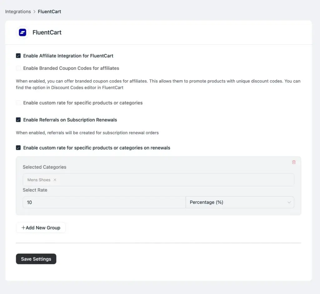 Custom Recurring Commission