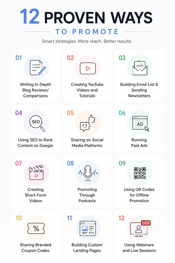 How Do Affiliate Marketers Promote Products