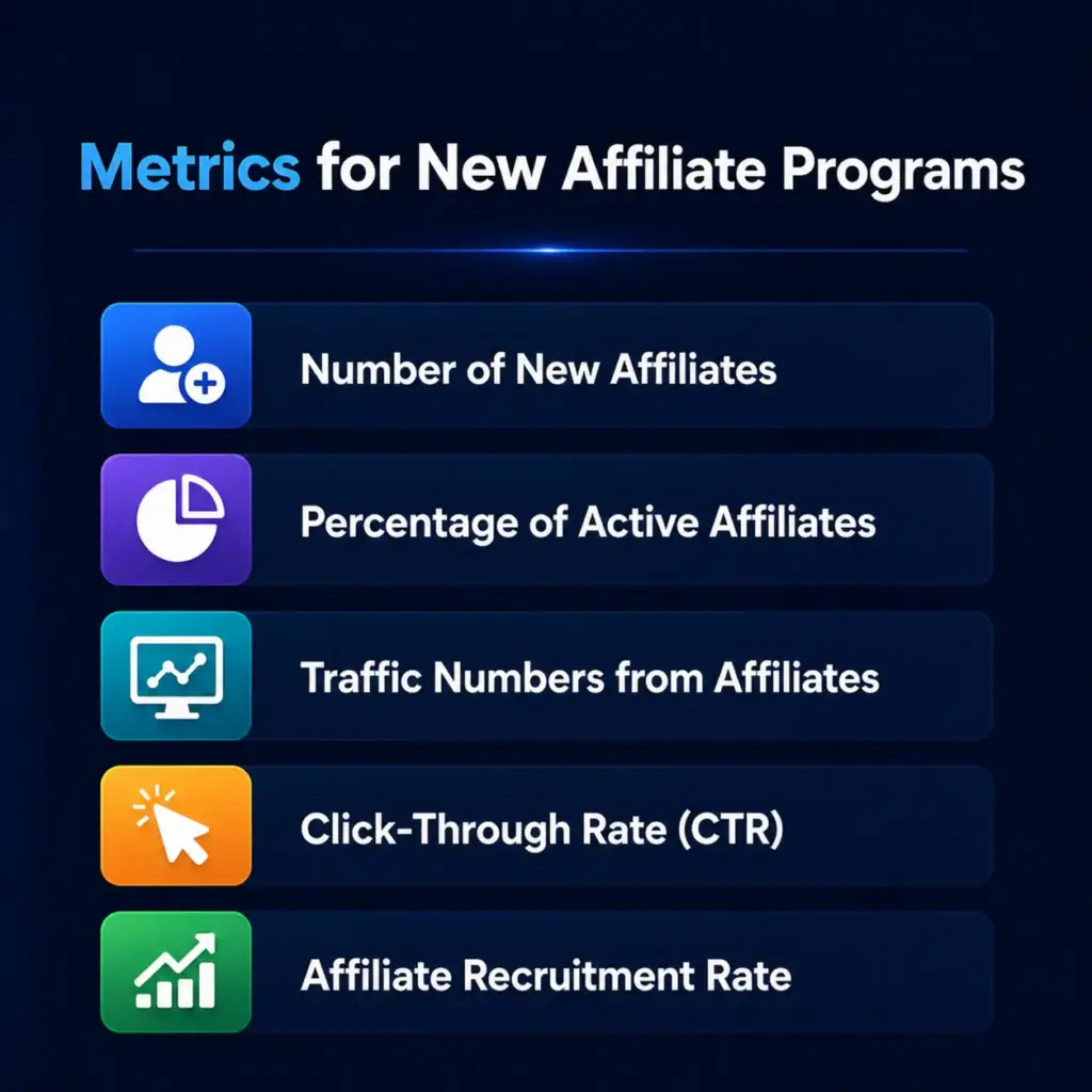 Affiliate Metrics for New Affiliate Programs