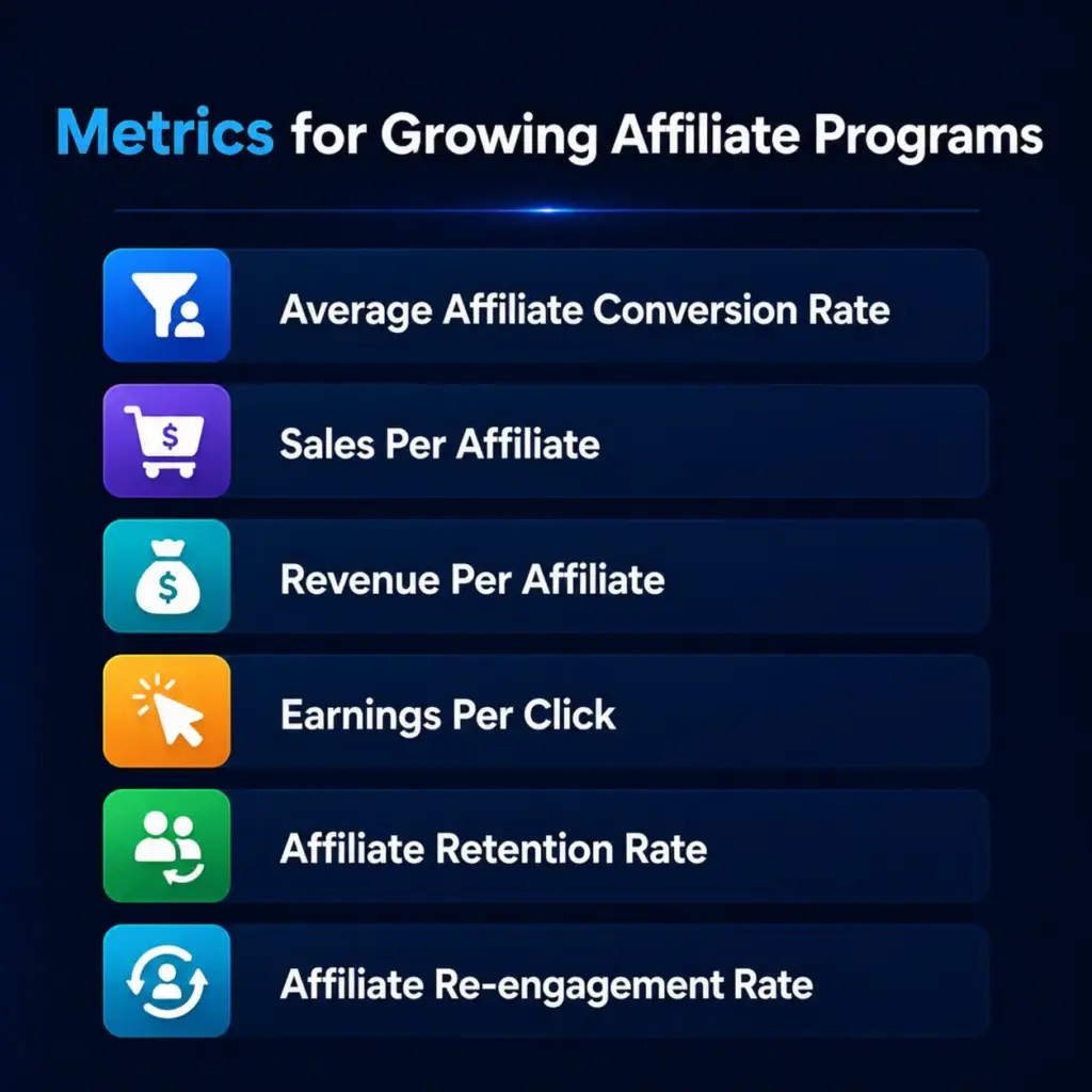 Affiliate Marketing Metrics for Growing Affiliate Programs