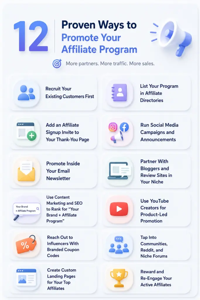 how to promote your affiliate program