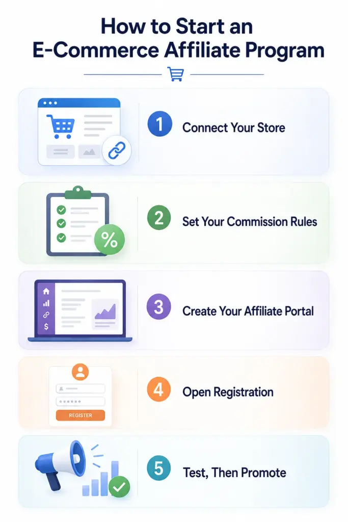 how to start an e commerce affiliate program on wordpress