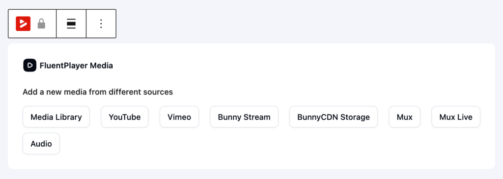 FluentPlayer- add videos