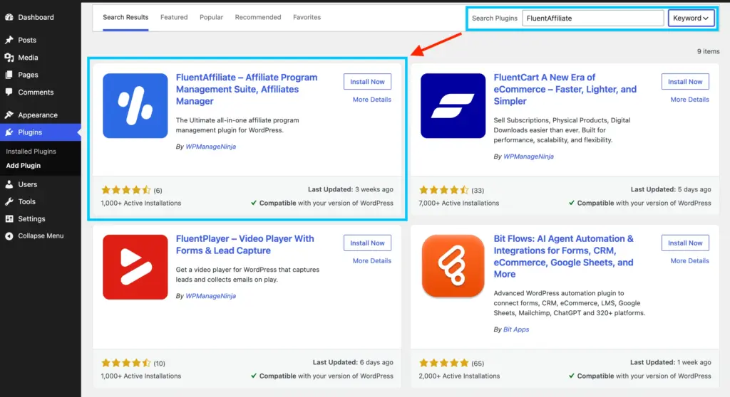download fluentaffiliate free